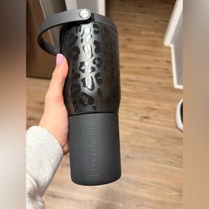 BrüMate Black Leopard Stainless Travel Tumbler